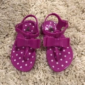 NEW GAP Polka Dot Fuschia Sandals Toddler Size 7